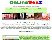 Tablet Screenshot of onlinesexz.com